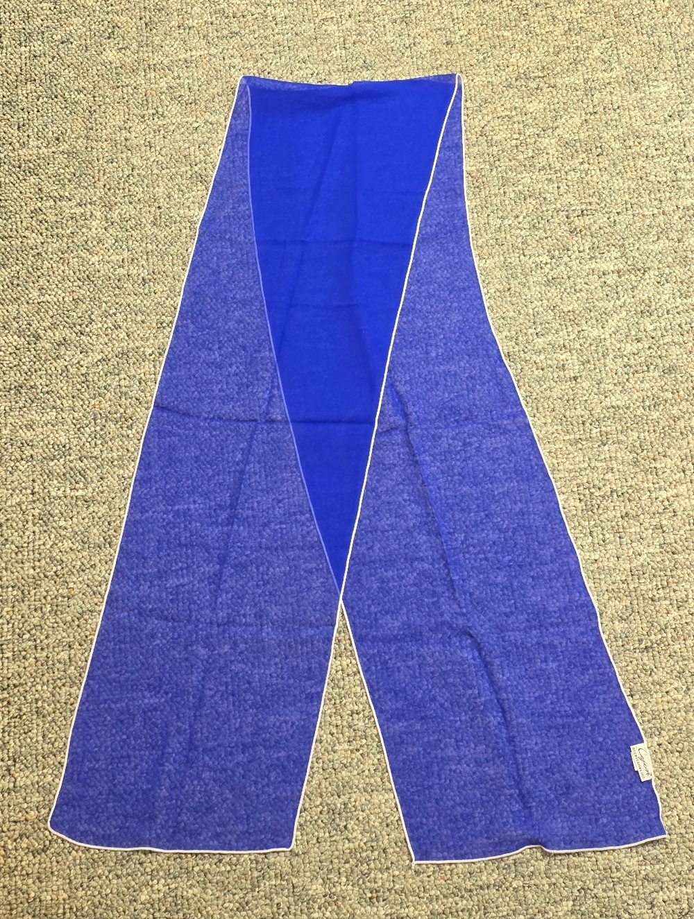 Cejon Nautical Style Oblong Silk Scarf